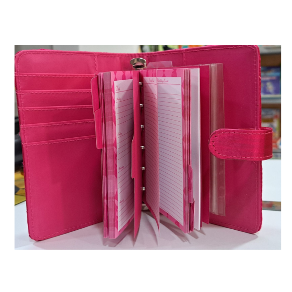 Filofax A6 da Playboy Rosa | Livraria - Papelaria - Informática