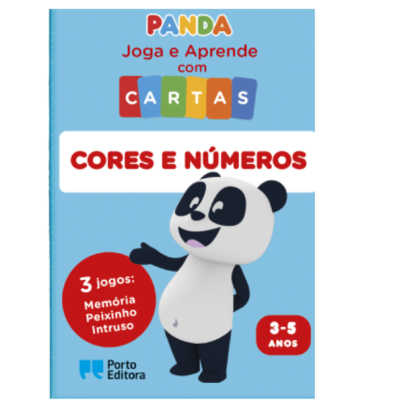 Canal Panda Joga E Aprende Com Cartas -Cores E Números 3-5 Anos | Livraria - Papelaria - Informática