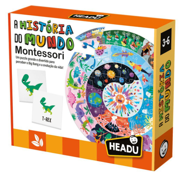 A História Do Mundo Montessori 3-6 Anos -Headu | Livraria - Papelaria - Informática