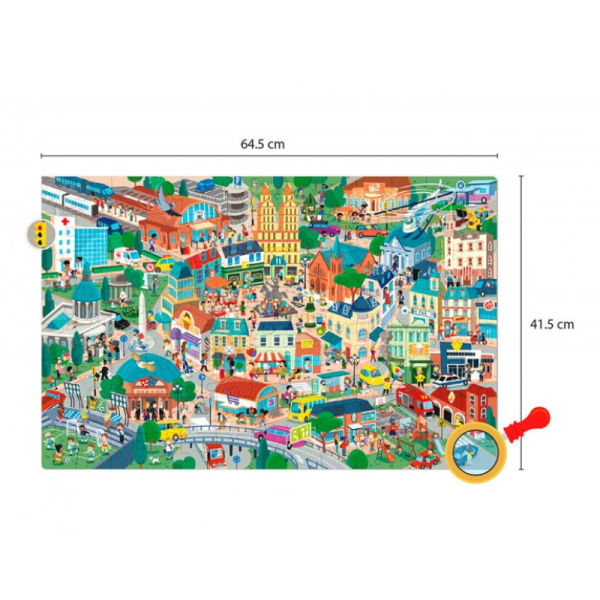 Puzzle Apli Kids Observation Cidade 104 Peças | Livraria - Papelaria - Informática