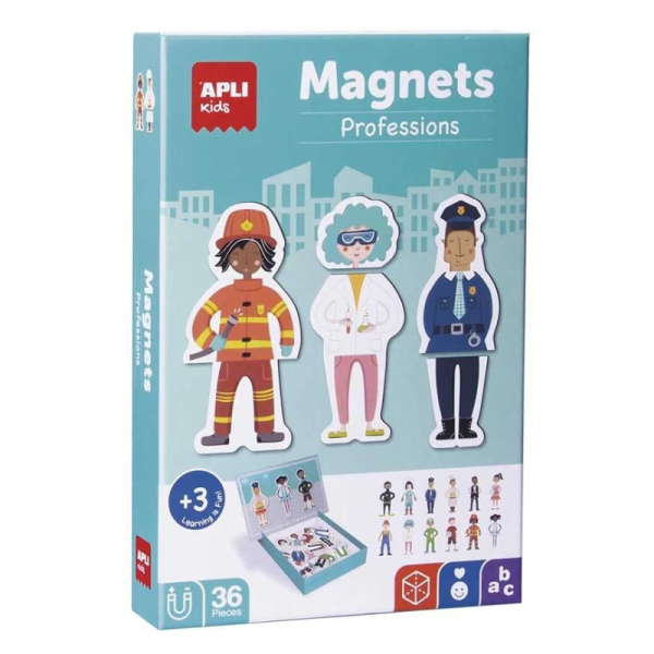 Jogo Apli Kids Magnético Profissões Com 36 Peças | Livraria - Papelaria - Informática