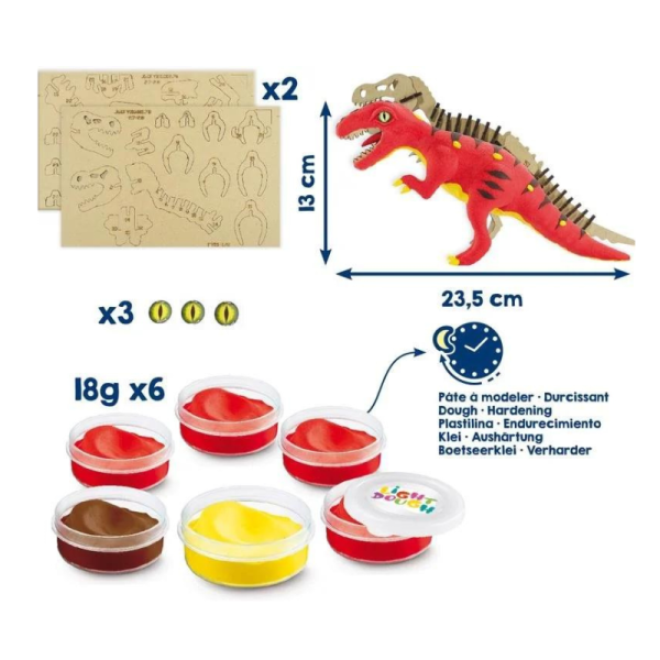 Fábrica Pasta De Modelar Maped Creativ T-Rex | Livraria - Papelaria - Informática