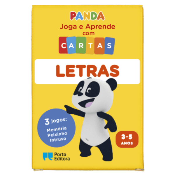 Canal Panda Joga E aprende Com Cartas - Letras 3-5 Anos | Livraria - Papelaria - Informática