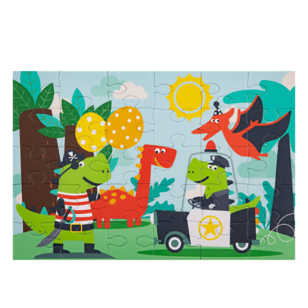 Puzzle Grafix Com 30 Peças Dinossauro | Livraria - Papelaria - Informática