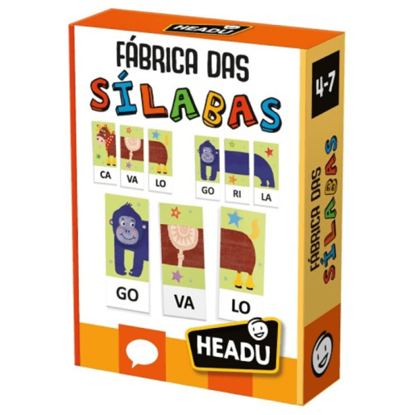 Fábrica Das Sílabas 4-7 Anos- Headu | Livraria - Papelaria - Informática