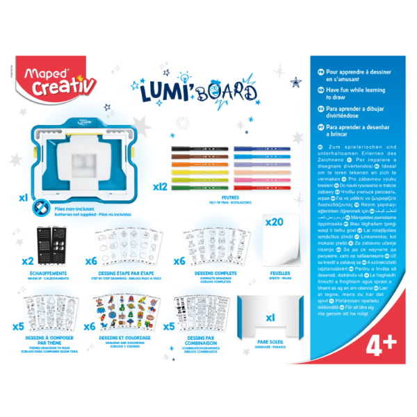 Quadro De Atividades Maped Creativ Lumi | Livraria - Papelaria - Informática